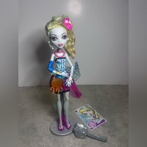 Magnifique poupée bleu lagoona Monster High Dot Dead Outfit and Accessories